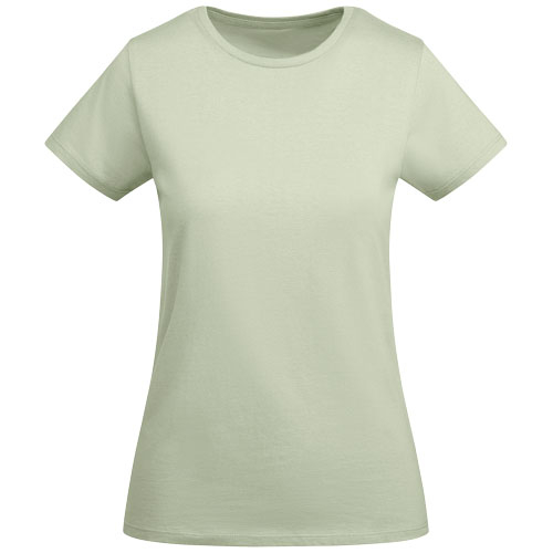 T-shirt coton bio 175g personnalisable femme Breda Roly Vert brume